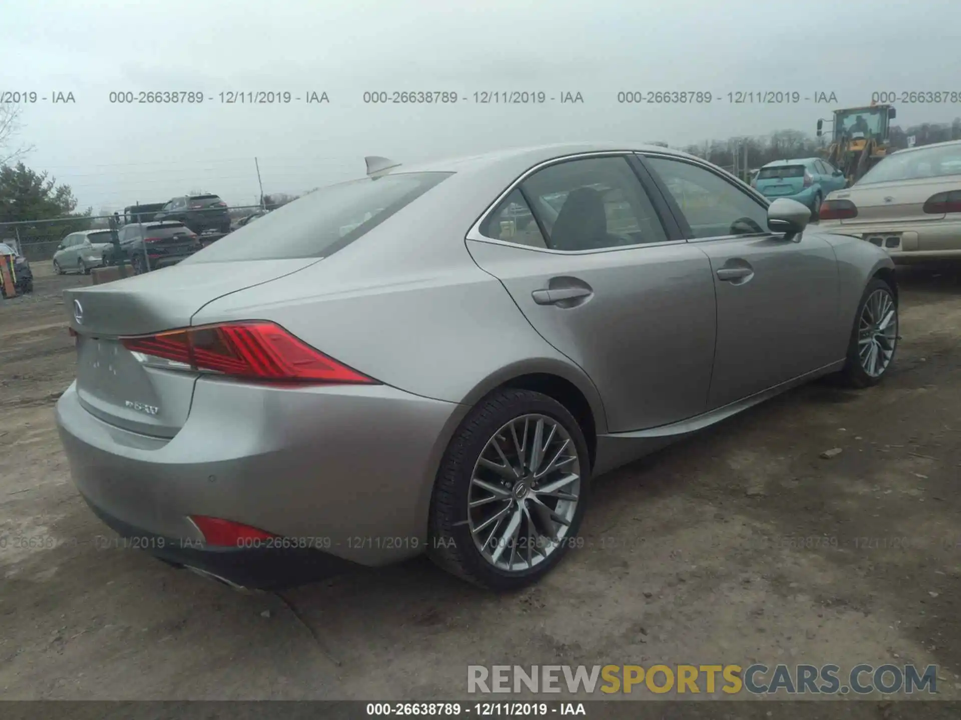 4 Фотография поврежденного автомобиля JTHC81D24K5035278 LEXUS IS 2019