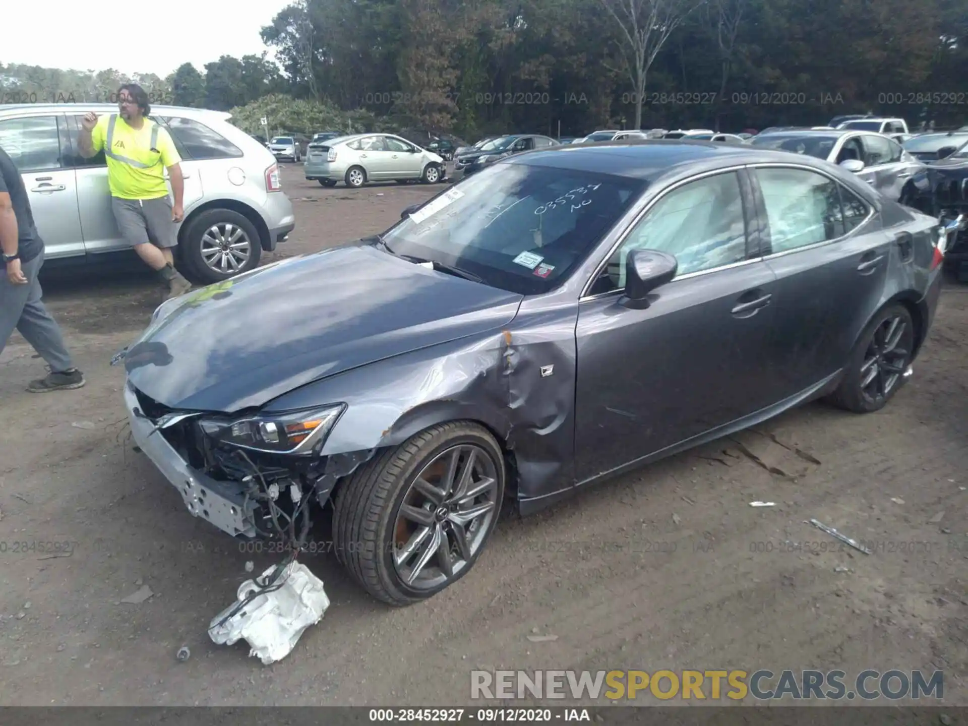 2 Photograph of a damaged car JTHC81D24K5035538 LEXUS IS 2019