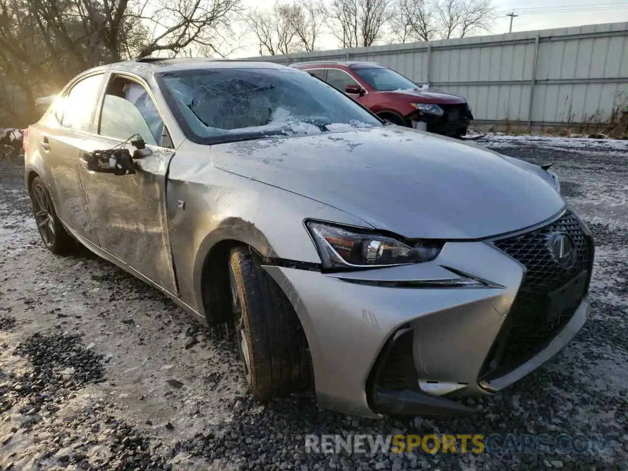 1 Photograph of a damaged car JTHC81D24K5036074 LEXUS IS 2019