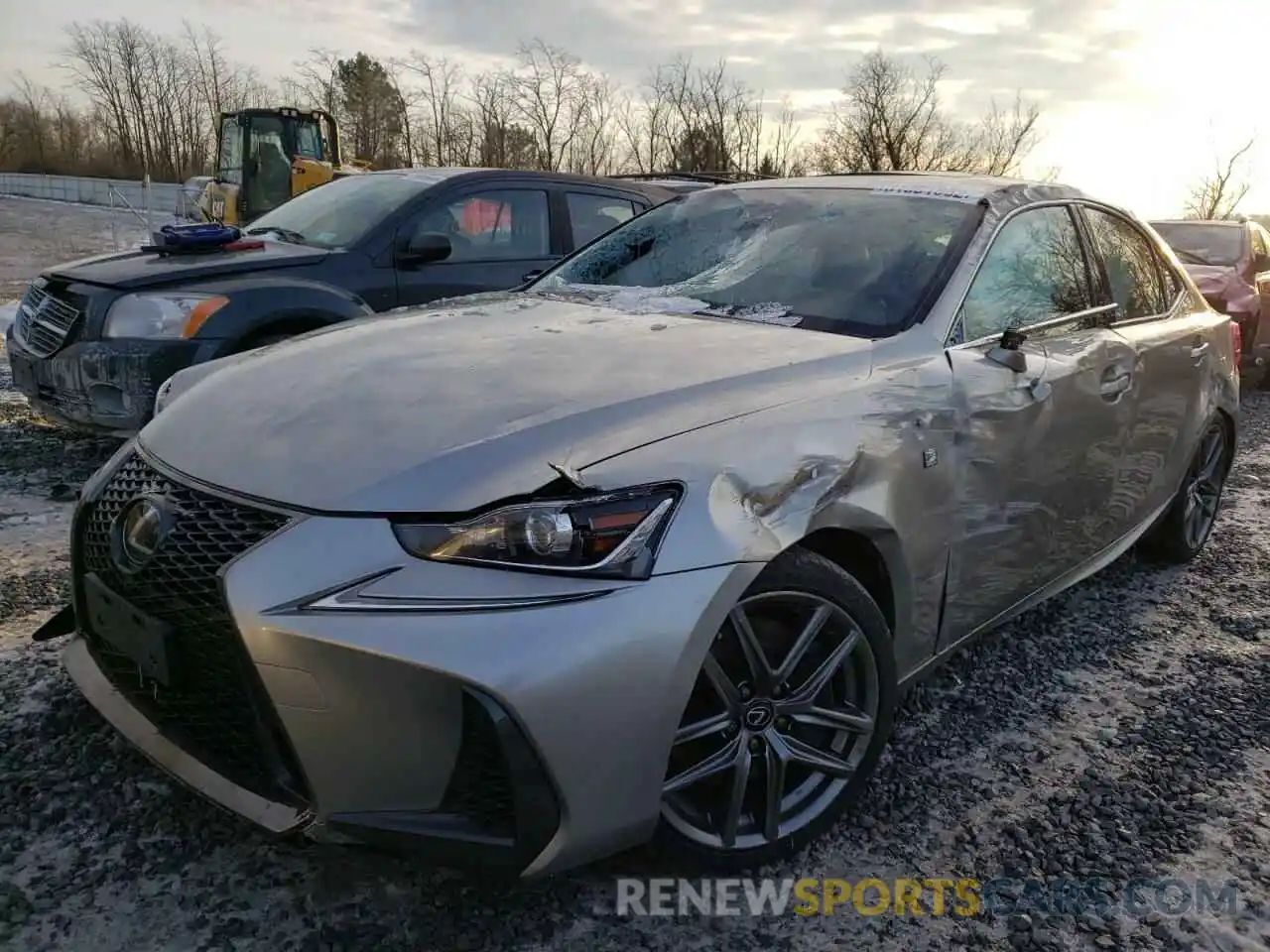 2 Photograph of a damaged car JTHC81D24K5036074 LEXUS IS 2019