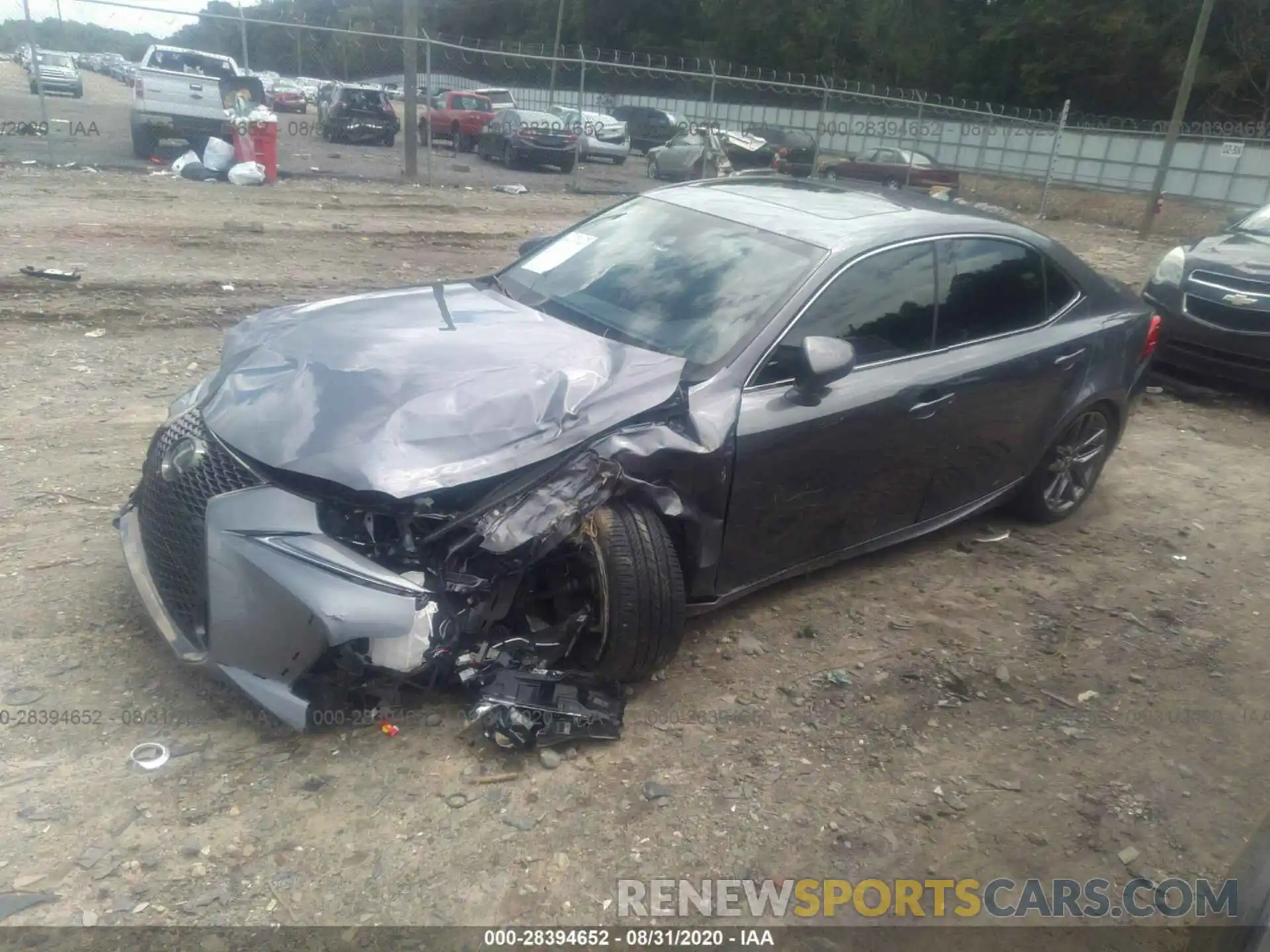 2 Photograph of a damaged car JTHC81D24K5036091 LEXUS IS 2019