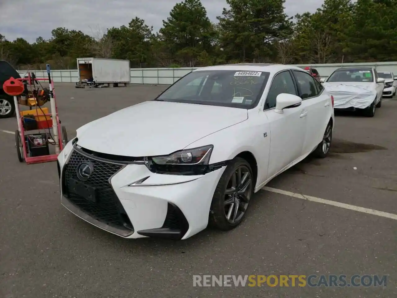 2 Photograph of a damaged car JTHC81D24K5036690 LEXUS IS 2019