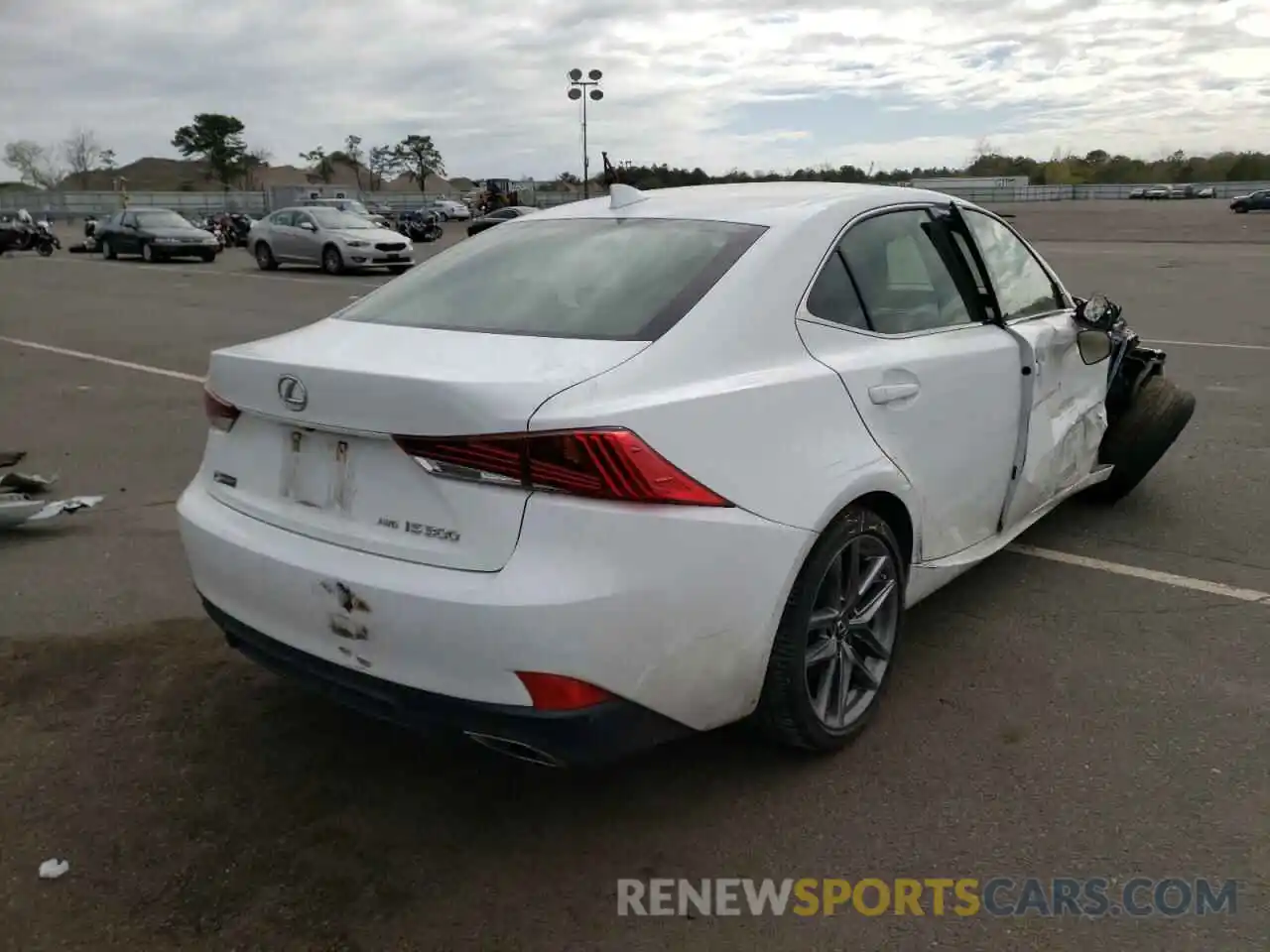 4 Photograph of a damaged car JTHC81D24K5036690 LEXUS IS 2019