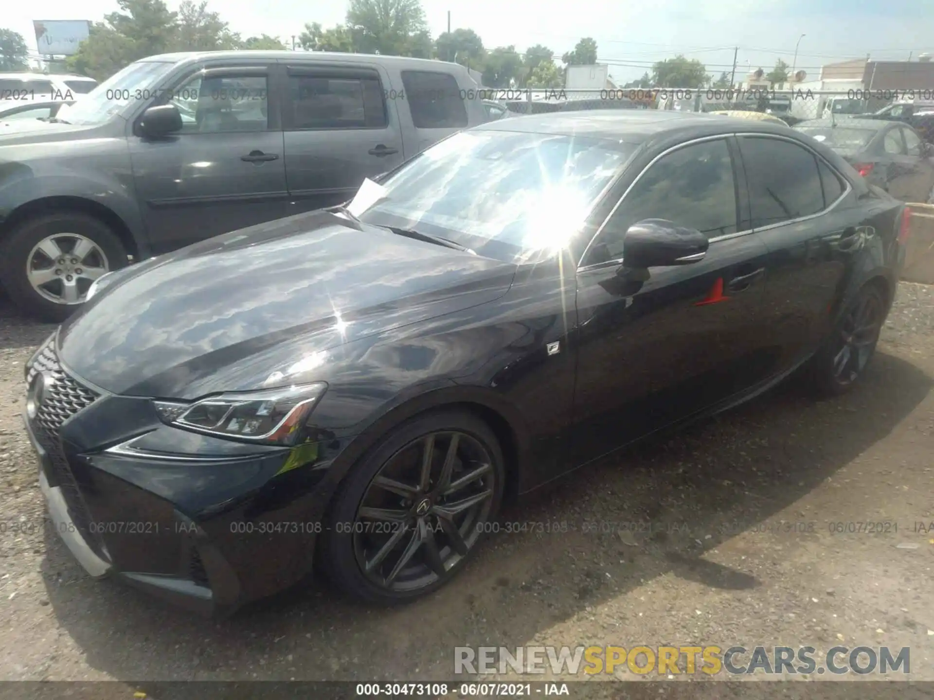 2 Photograph of a damaged car JTHC81D24K5038066 LEXUS IS 2019