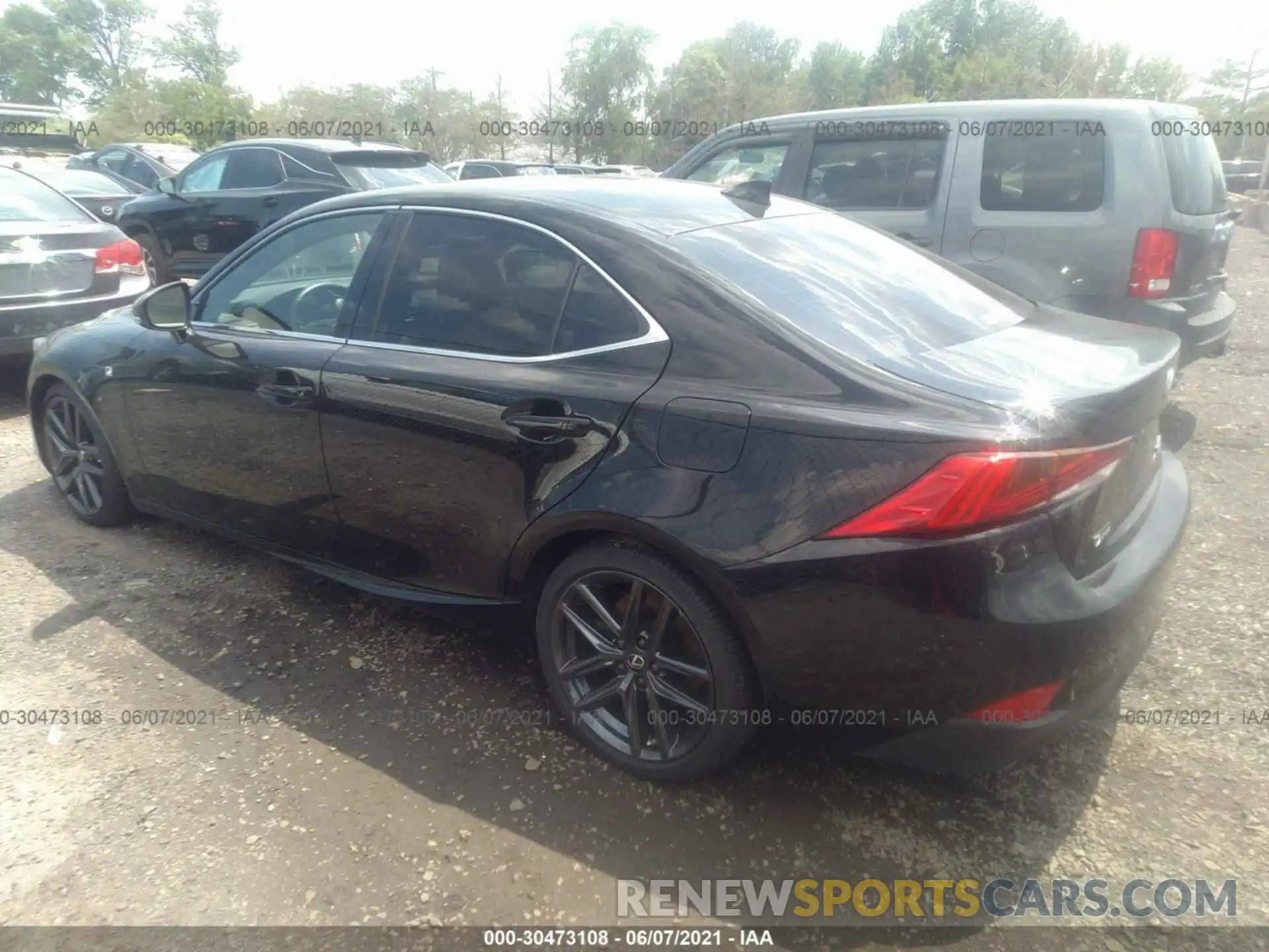 3 Photograph of a damaged car JTHC81D24K5038066 LEXUS IS 2019