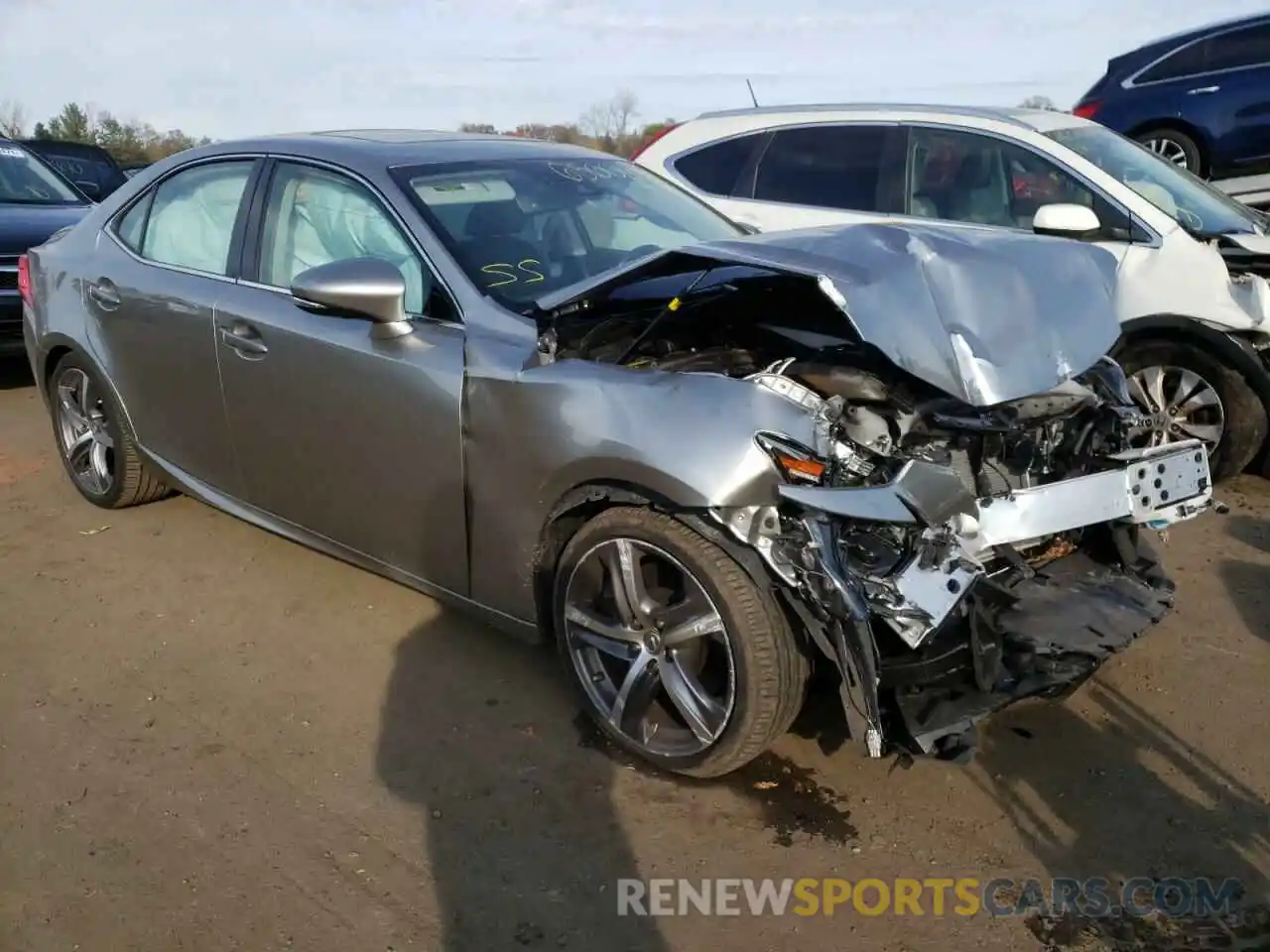 1 Photograph of a damaged car JTHC81D25K5034169 LEXUS IS 2019