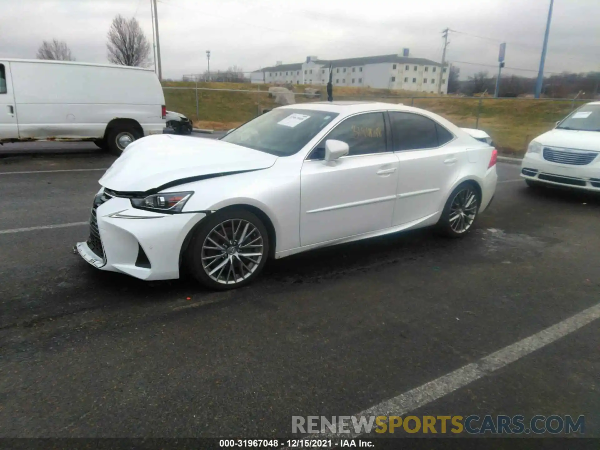 2 Photograph of a damaged car JTHC81D25K5034284 LEXUS IS 2019