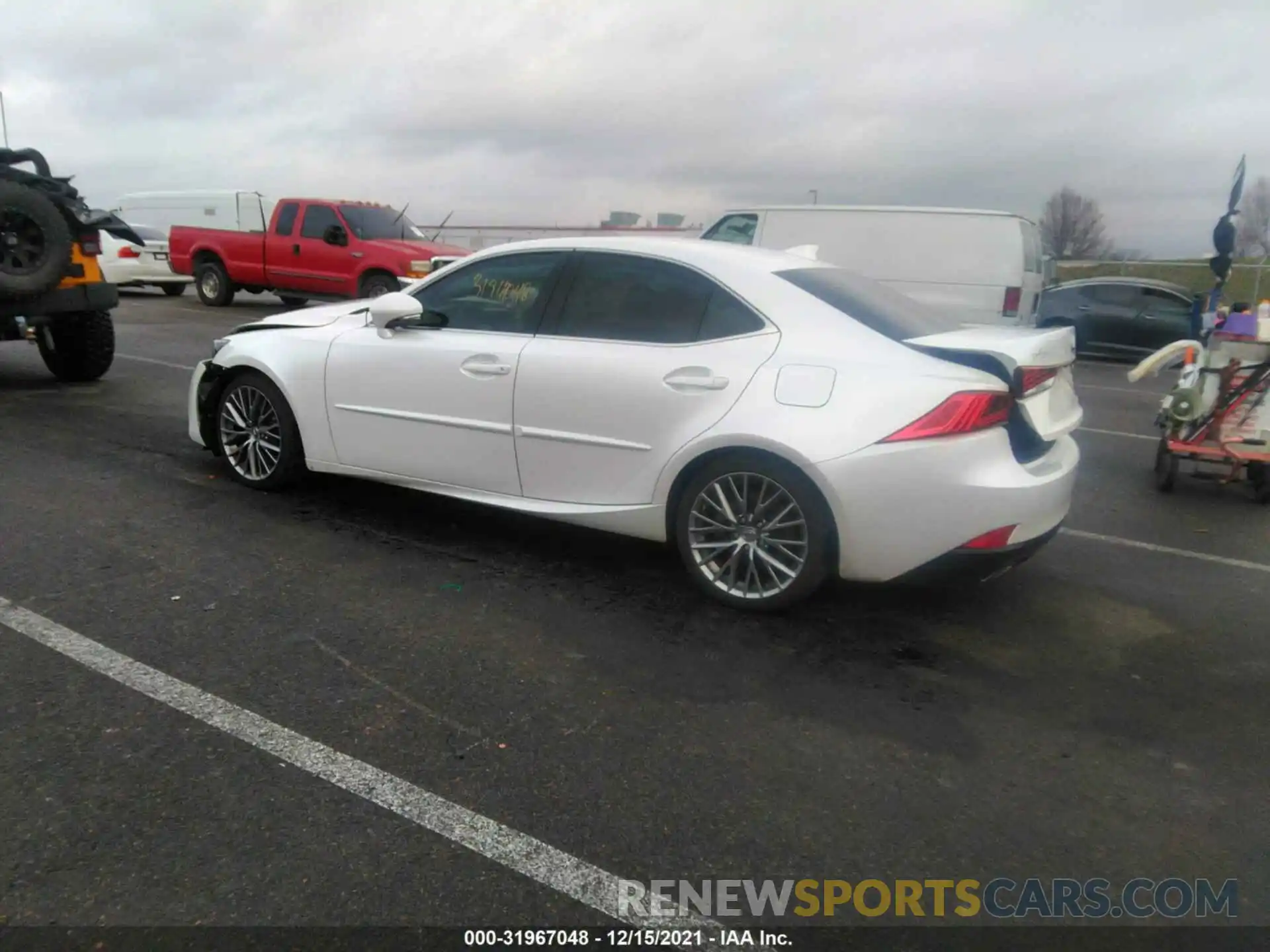 3 Photograph of a damaged car JTHC81D25K5034284 LEXUS IS 2019