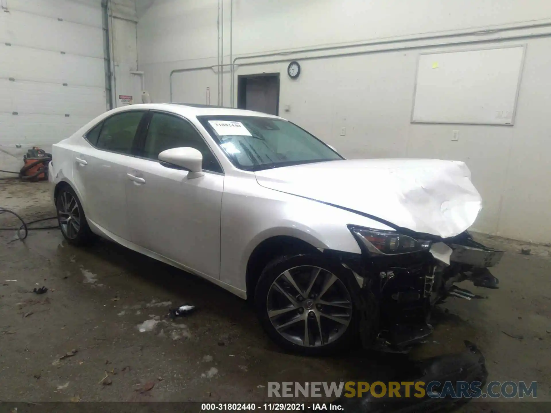 1 Photograph of a damaged car JTHC81D25K5035144 LEXUS IS 2019