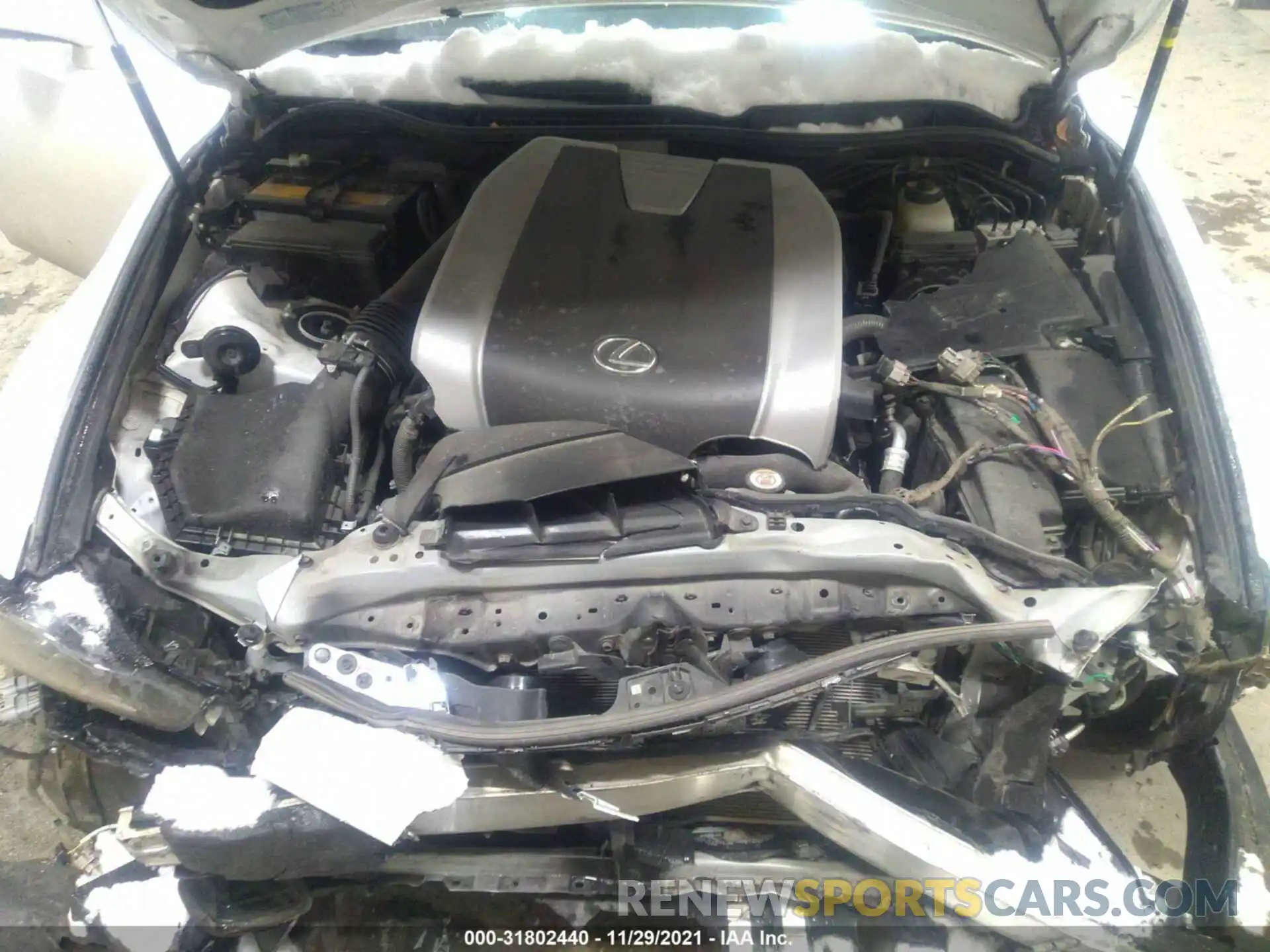 10 Photograph of a damaged car JTHC81D25K5035144 LEXUS IS 2019