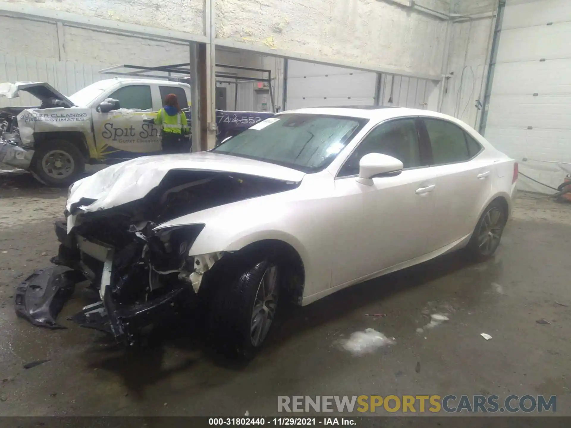 2 Photograph of a damaged car JTHC81D25K5035144 LEXUS IS 2019