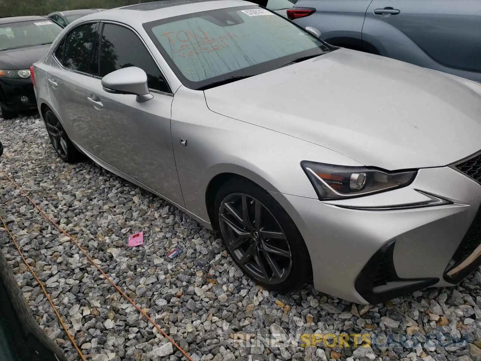 1 Photograph of a damaged car JTHC81D25K5035211 LEXUS IS 2019