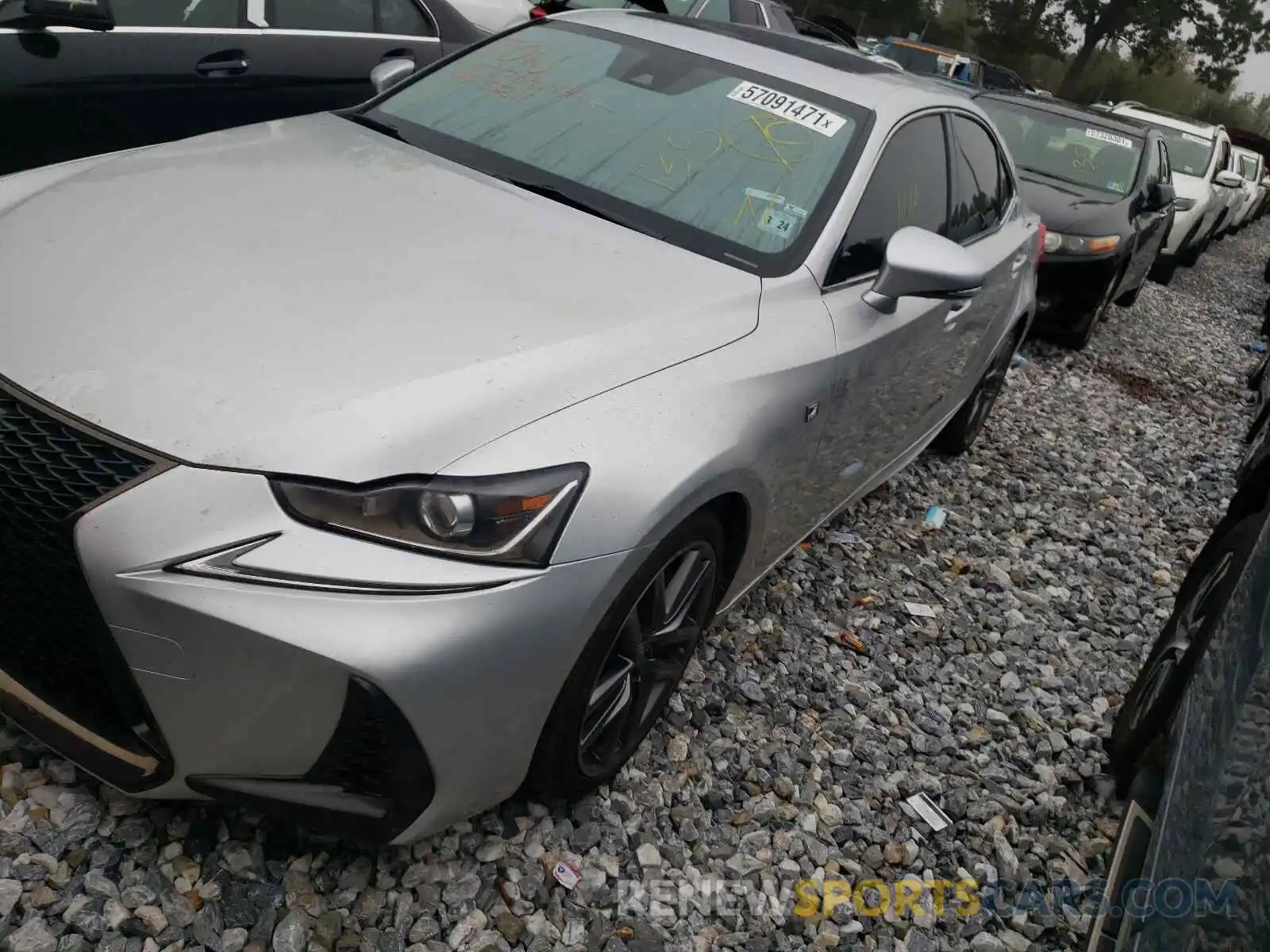 2 Photograph of a damaged car JTHC81D25K5035211 LEXUS IS 2019