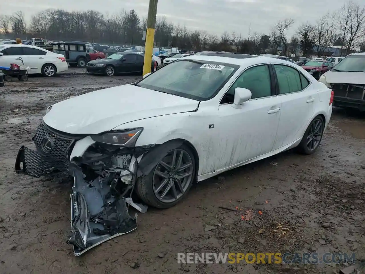 1 Photograph of a damaged car JTHC81D25K5035600 LEXUS IS 2019