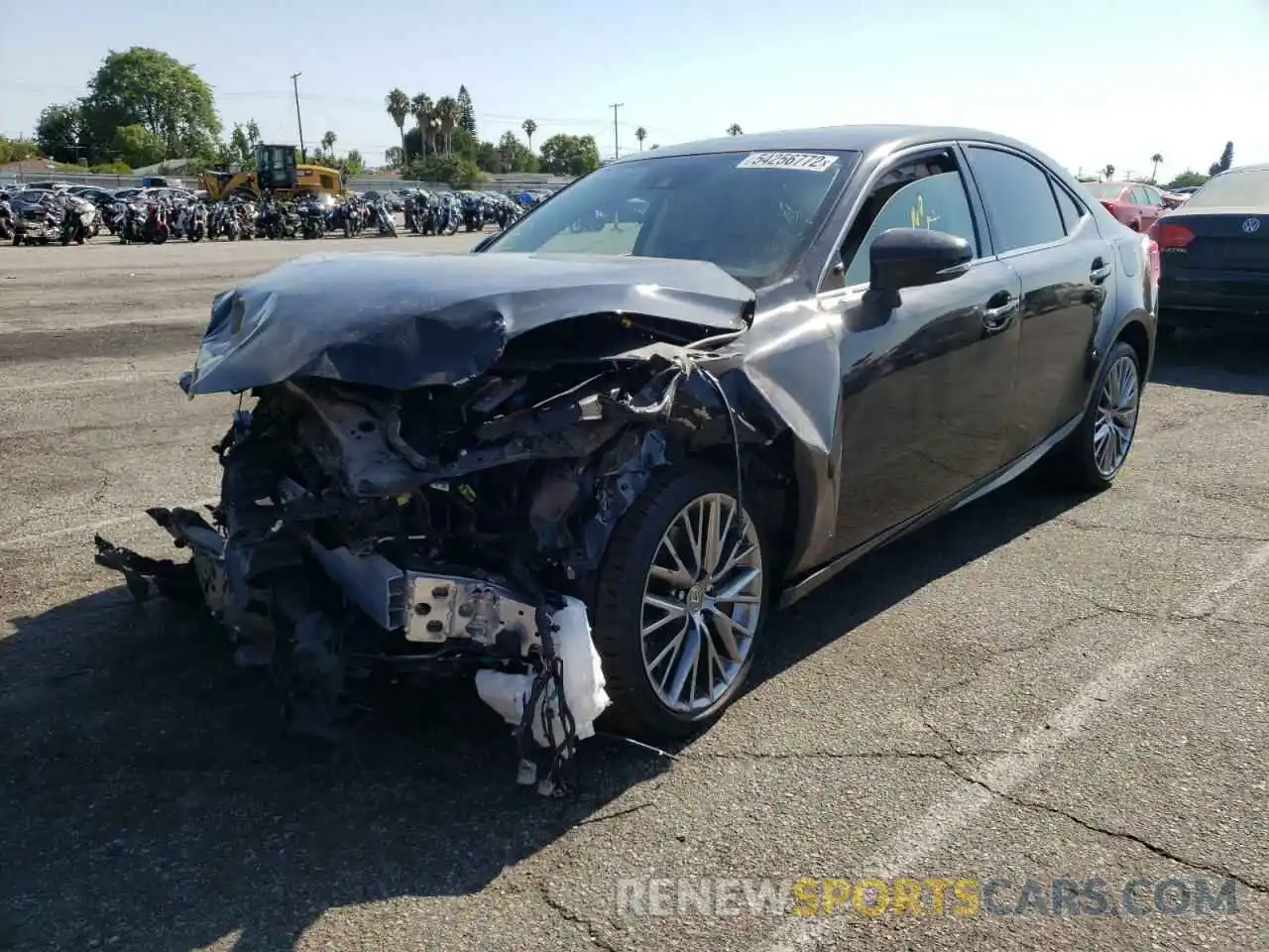 2 Photograph of a damaged car JTHC81D25K5036245 LEXUS IS 2019