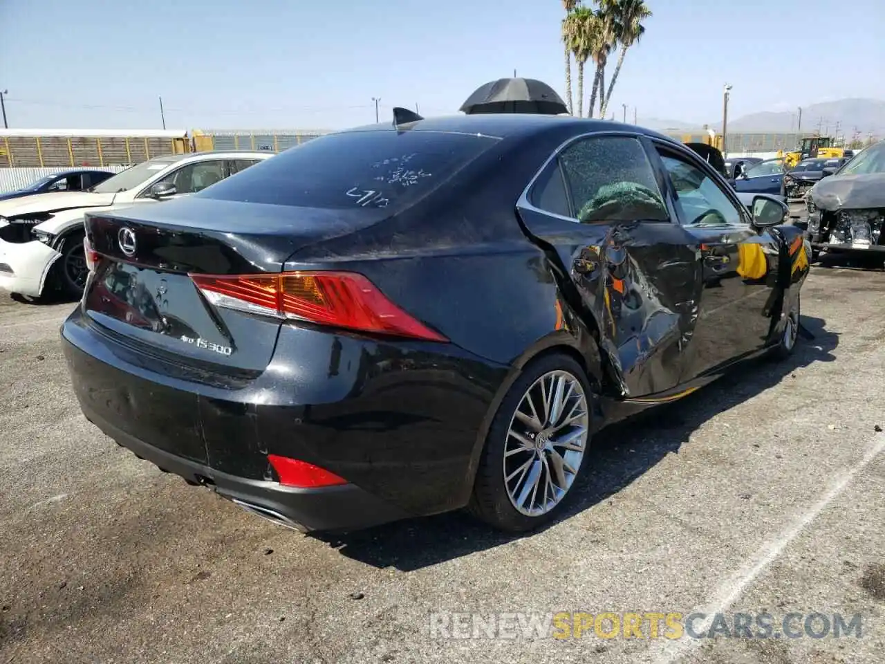 4 Photograph of a damaged car JTHC81D25K5036245 LEXUS IS 2019