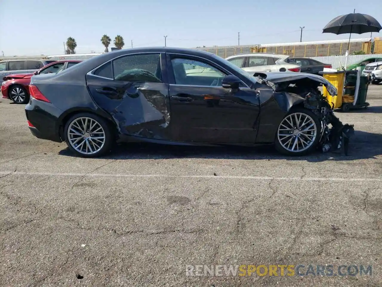 9 Photograph of a damaged car JTHC81D25K5036245 LEXUS IS 2019