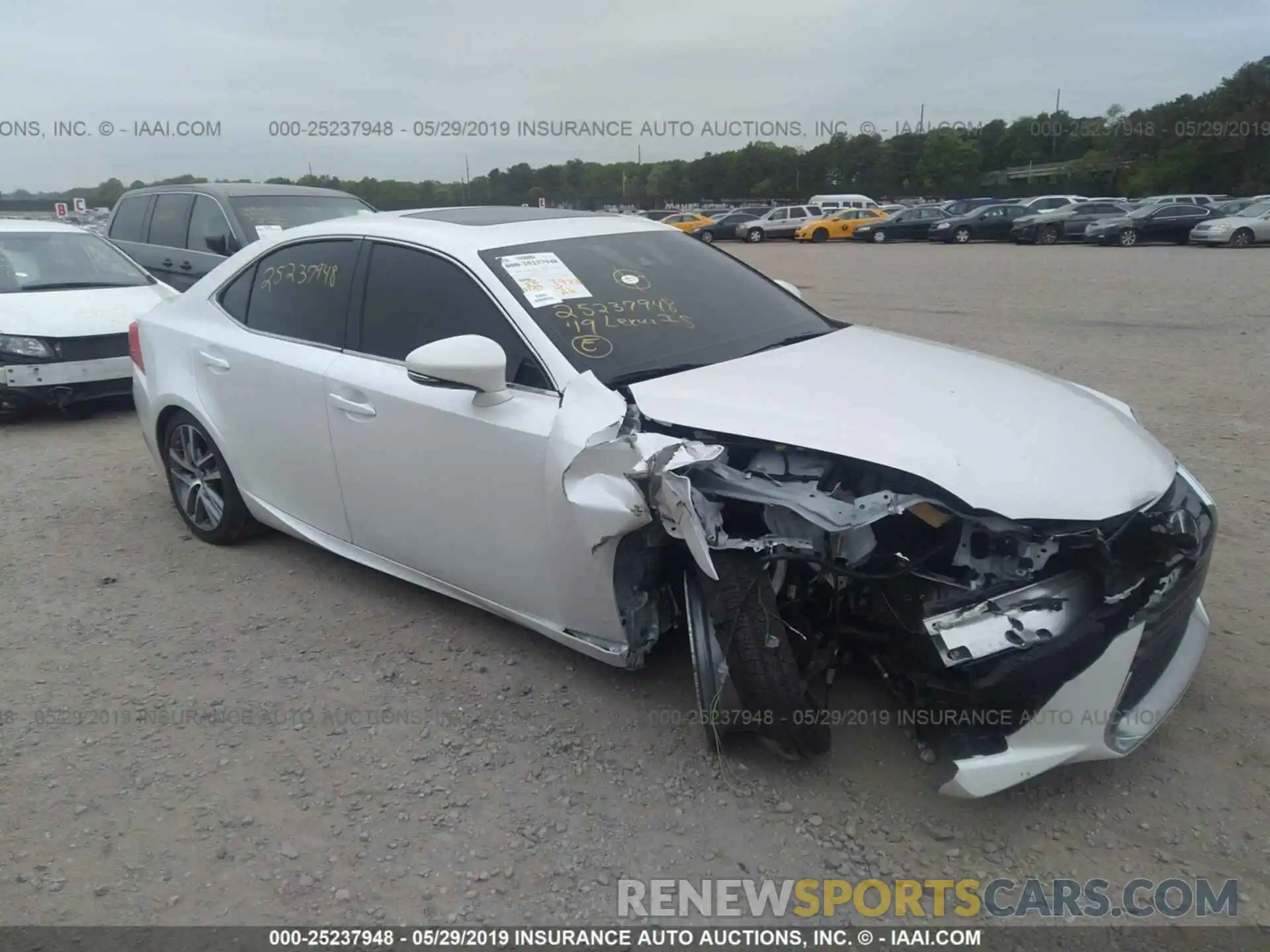 1 Photograph of a damaged car JTHC81D25K5036939 LEXUS IS 2019