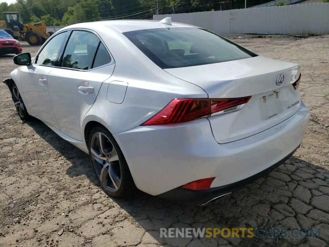 3 Фотография поврежденного автомобиля JTHC81D25K5037119 LEXUS IS 2019