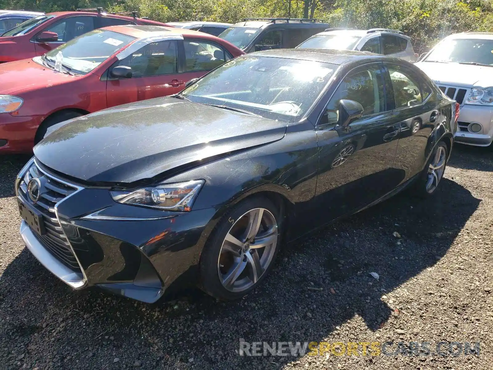 2 Photograph of a damaged car JTHC81D25K5038383 LEXUS IS 2019