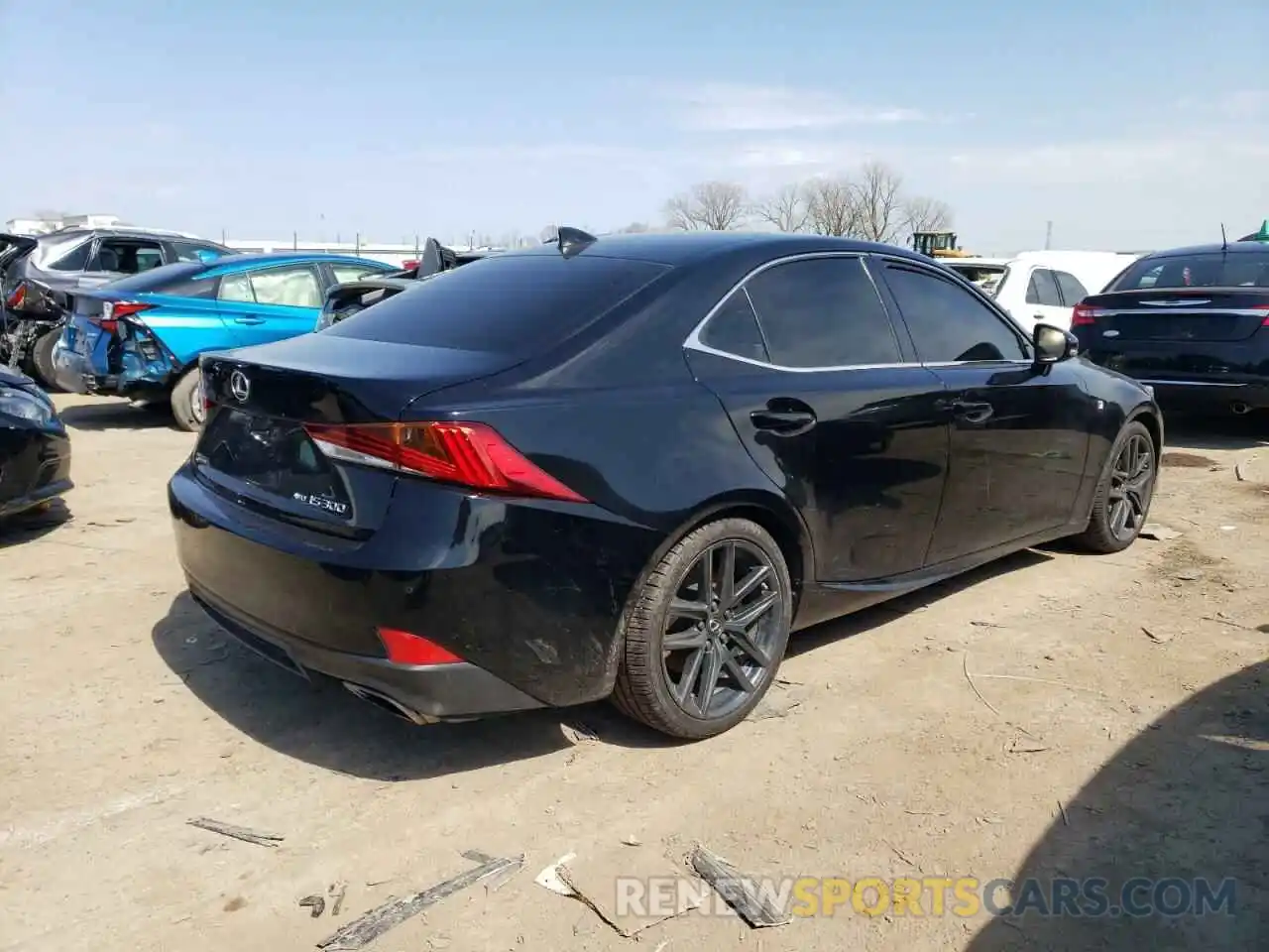 3 Фотография поврежденного автомобиля JTHC81D25K5038951 LEXUS IS 2019