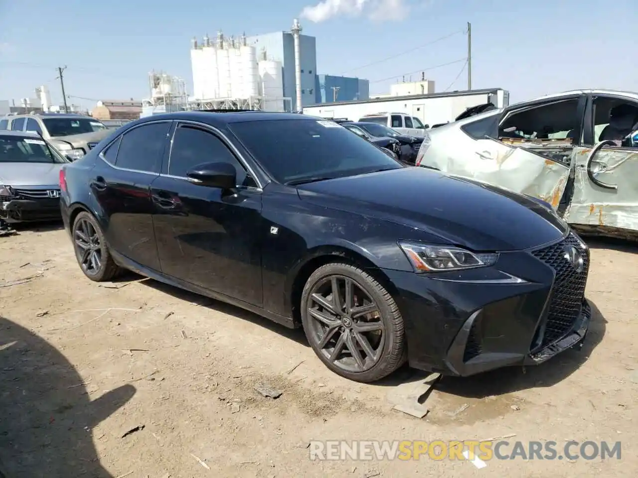 4 Фотография поврежденного автомобиля JTHC81D25K5038951 LEXUS IS 2019