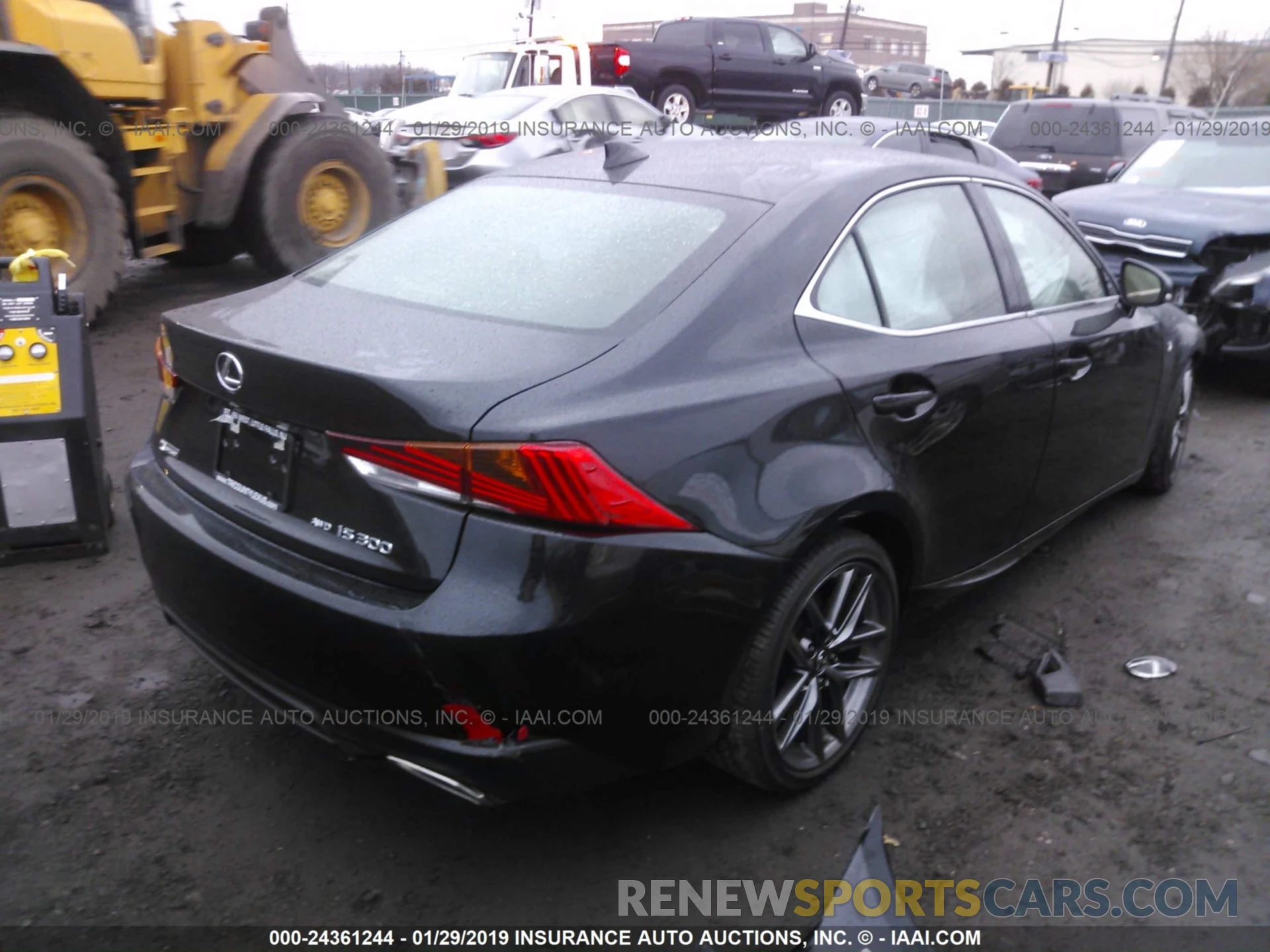 4 Photograph of a damaged car JTHC81D26K5034472 LEXUS IS 2019