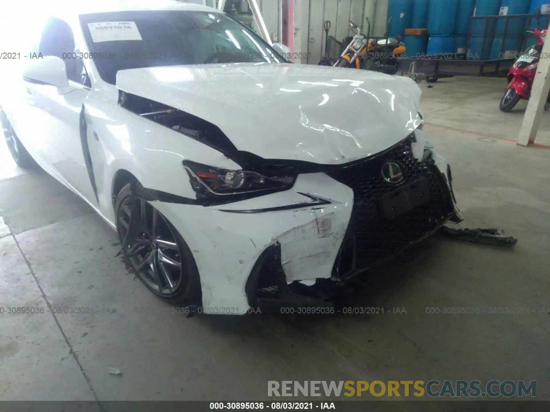 6 Фотография поврежденного автомобиля JTHC81D26K5036156 LEXUS IS 2019