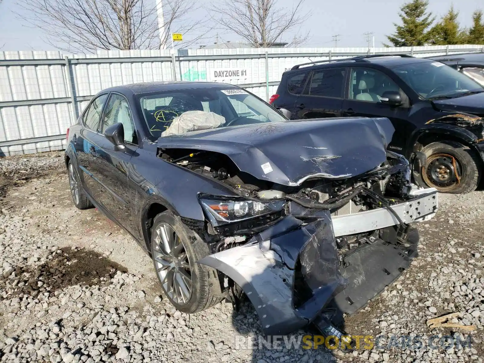 1 Photograph of a damaged car JTHC81D26K5037517 LEXUS IS 2019