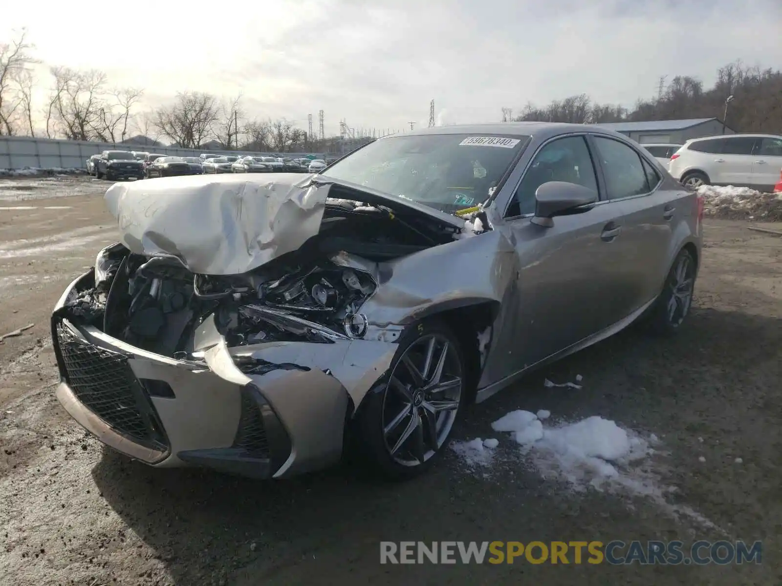 2 Photograph of a damaged car JTHC81D26K5038117 LEXUS IS 2019