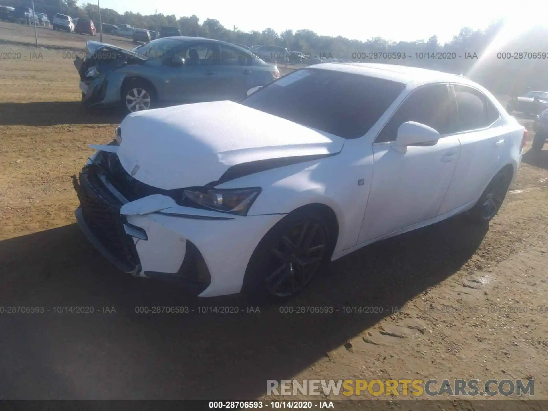 2 Photograph of a damaged car JTHC81D26K5039767 LEXUS IS 2019