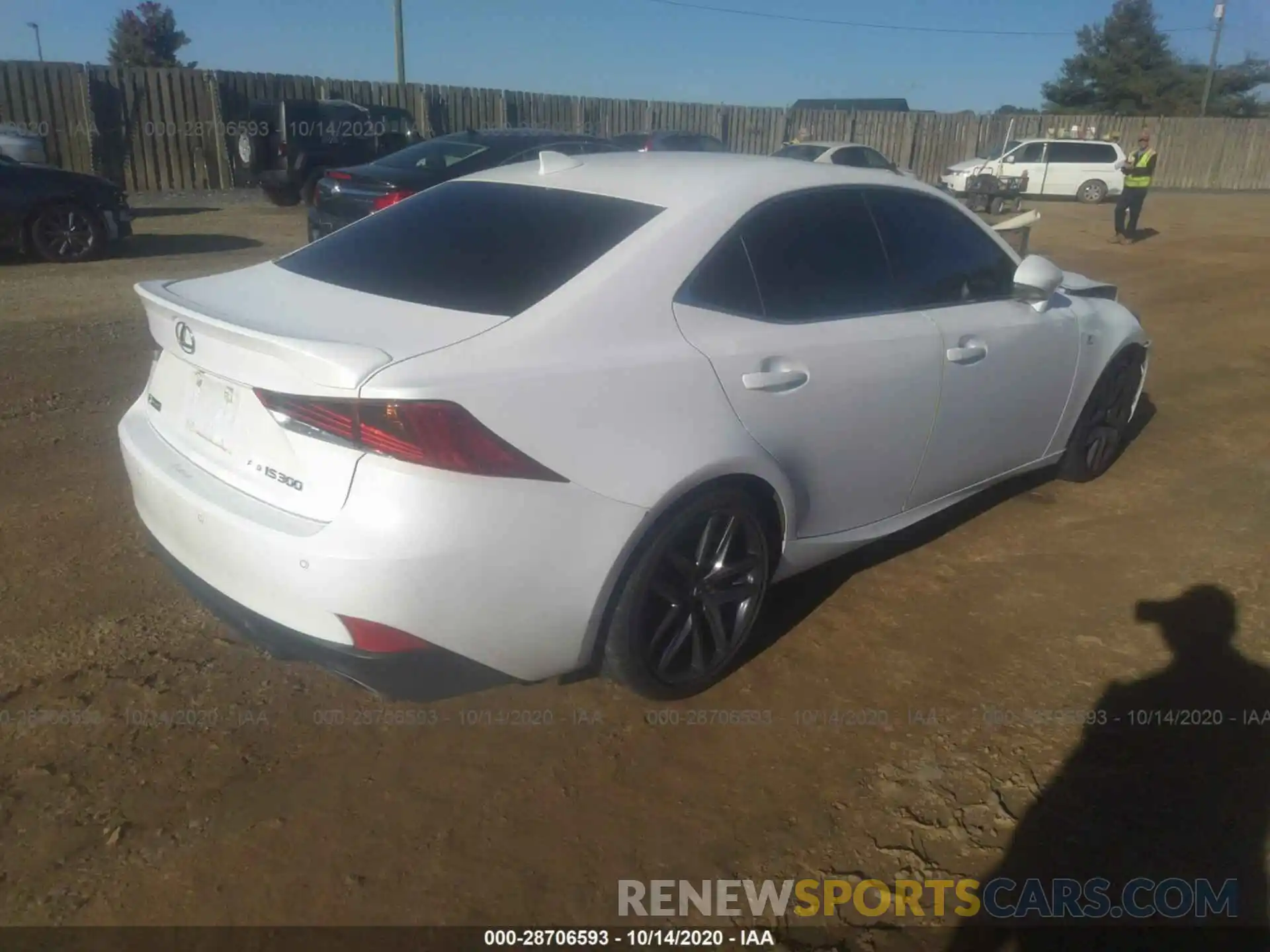 4 Photograph of a damaged car JTHC81D26K5039767 LEXUS IS 2019