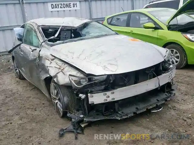 1 Photograph of a damaged car JTHC81D27K5034027 LEXUS IS 2019