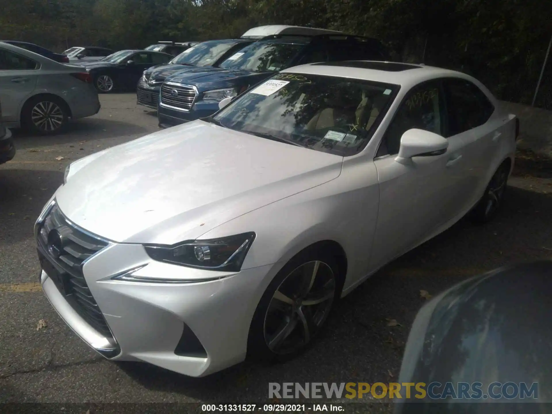 2 Photograph of a damaged car JTHC81D27K5034545 LEXUS IS 2019