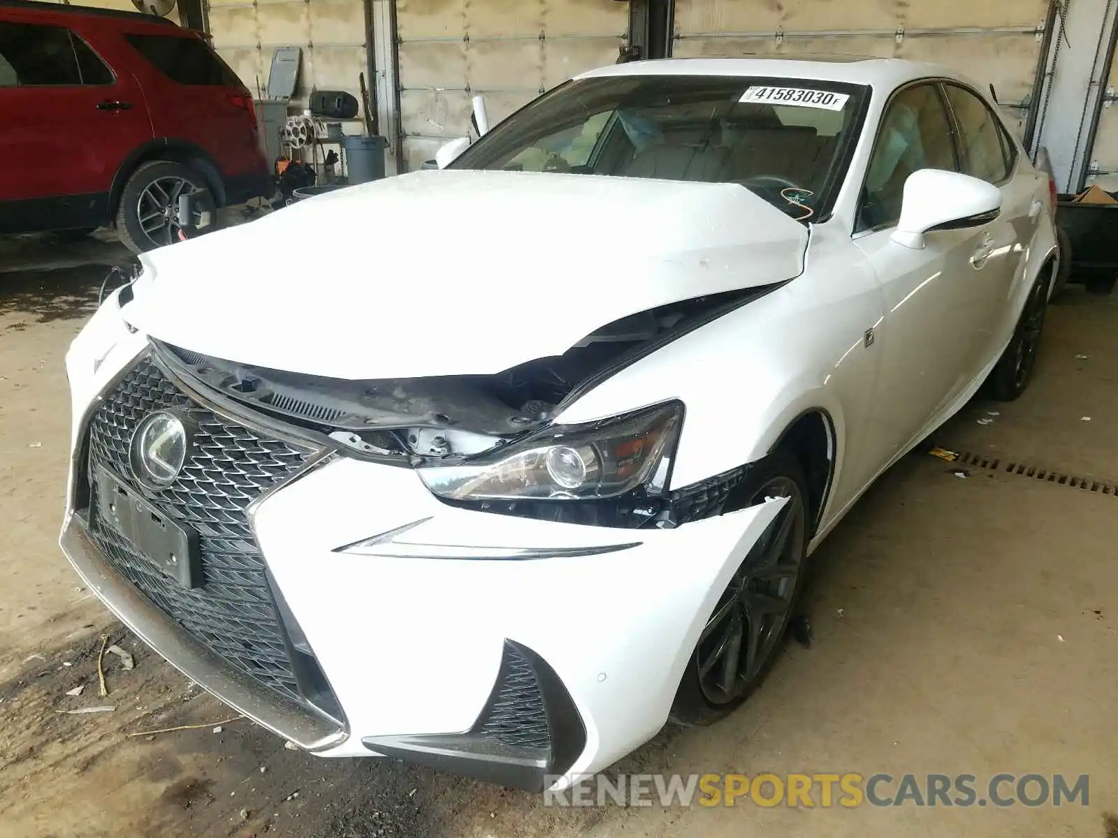 2 Photograph of a damaged car JTHC81D27K5034674 LEXUS IS 2019