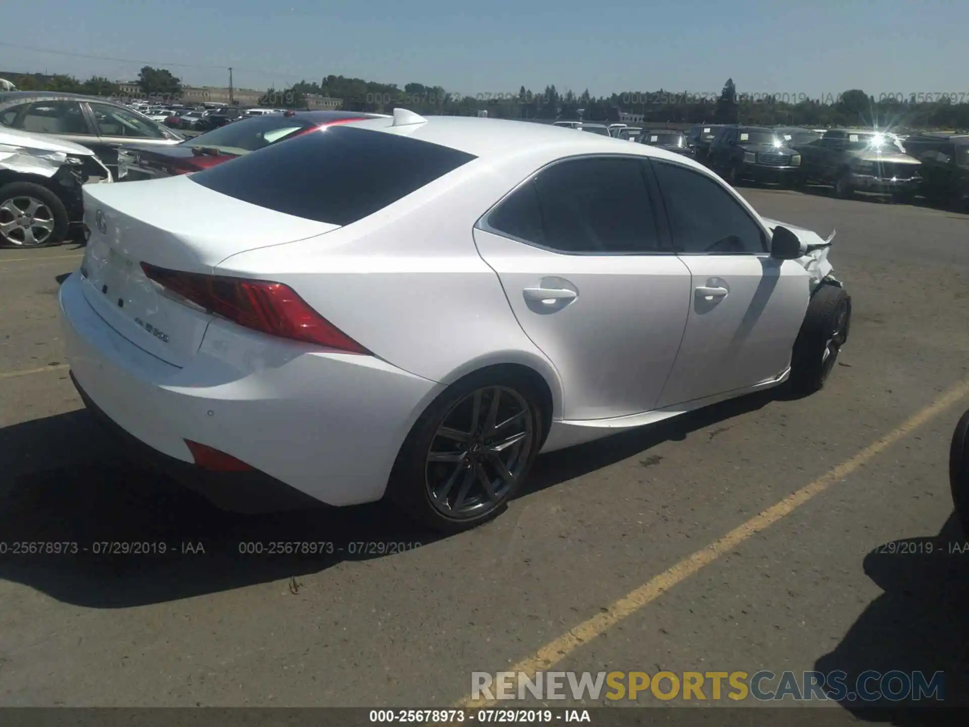 4 Photograph of a damaged car JTHC81D27K5034688 LEXUS IS 2019