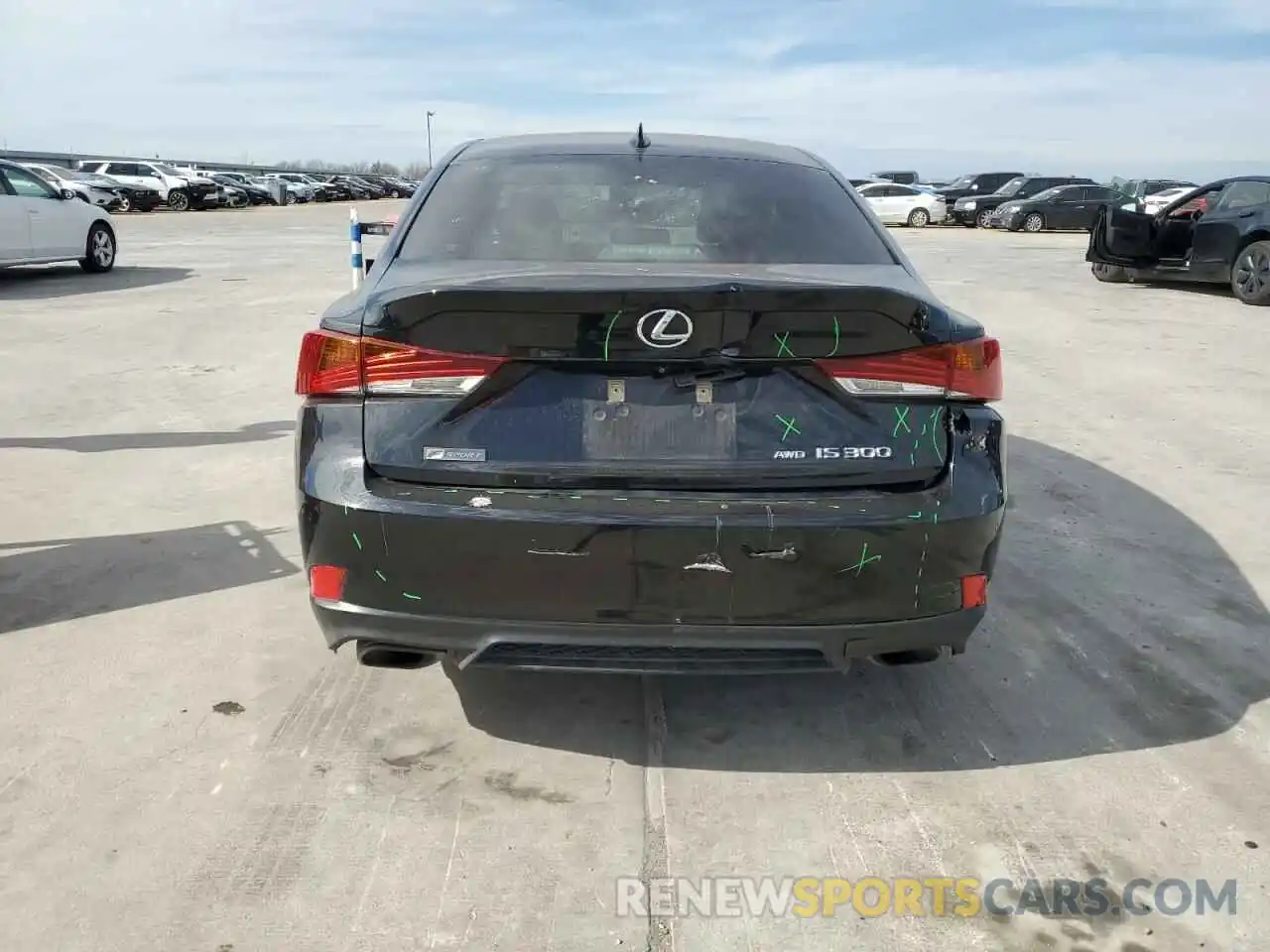 6 Фотография поврежденного автомобиля JTHC81D27K5035971 LEXUS IS 2019