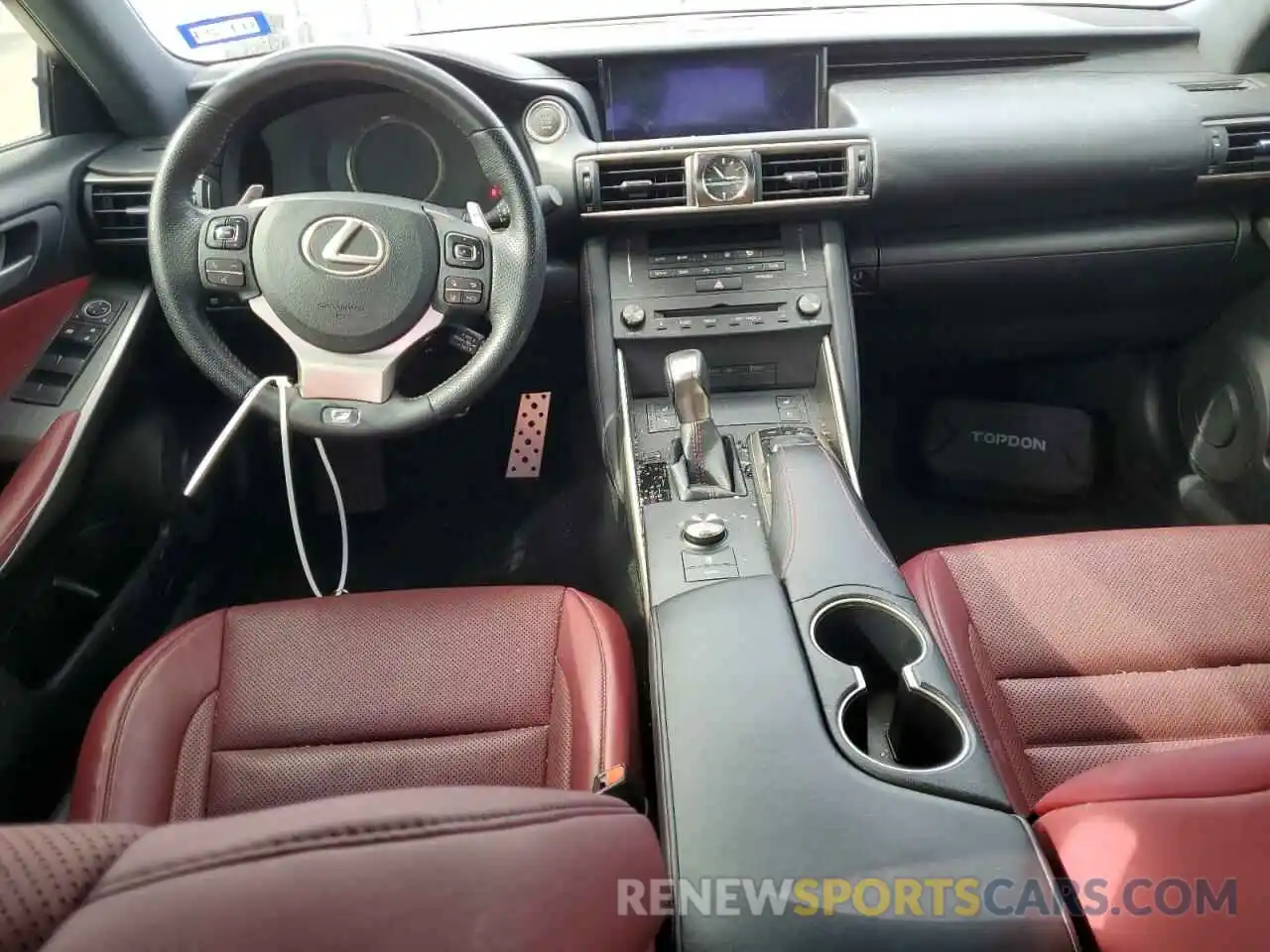 8 Photograph of a damaged car JTHC81D27K5035971 LEXUS IS 2019