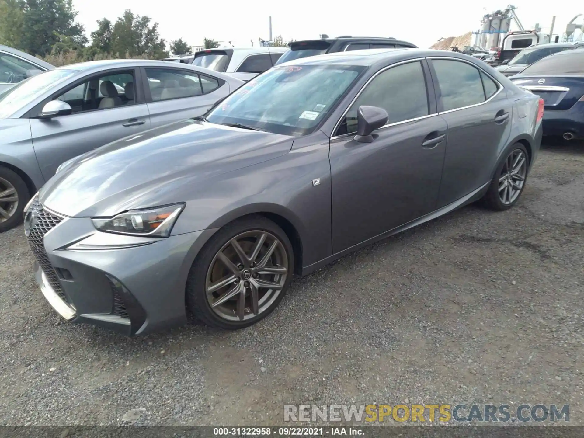 2 Photograph of a damaged car JTHC81D27K5036134 LEXUS IS 2019