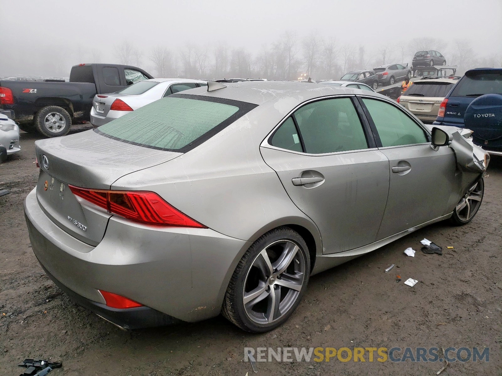 4 Photograph of a damaged car JTHC81D27K5037557 LEXUS IS 2019