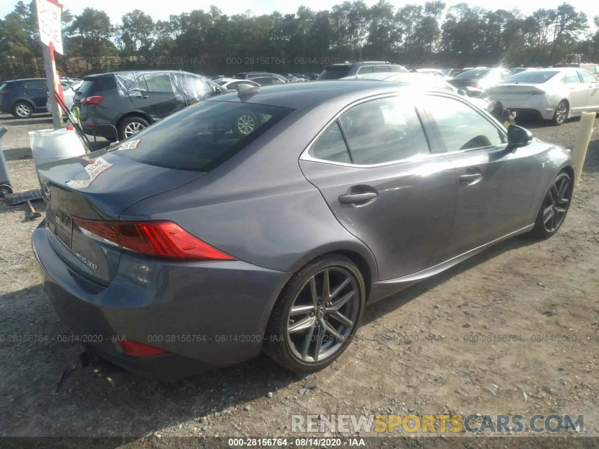 4 Photograph of a damaged car JTHC81D27K5038823 LEXUS IS 2019