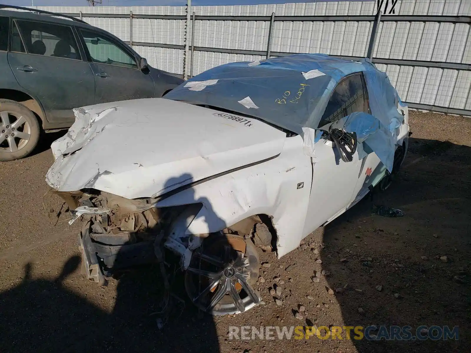 2 Photograph of a damaged car JTHC81D28K5035106 LEXUS IS 2019