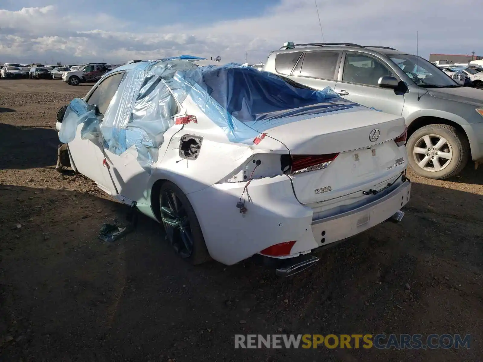 3 Photograph of a damaged car JTHC81D28K5035106 LEXUS IS 2019