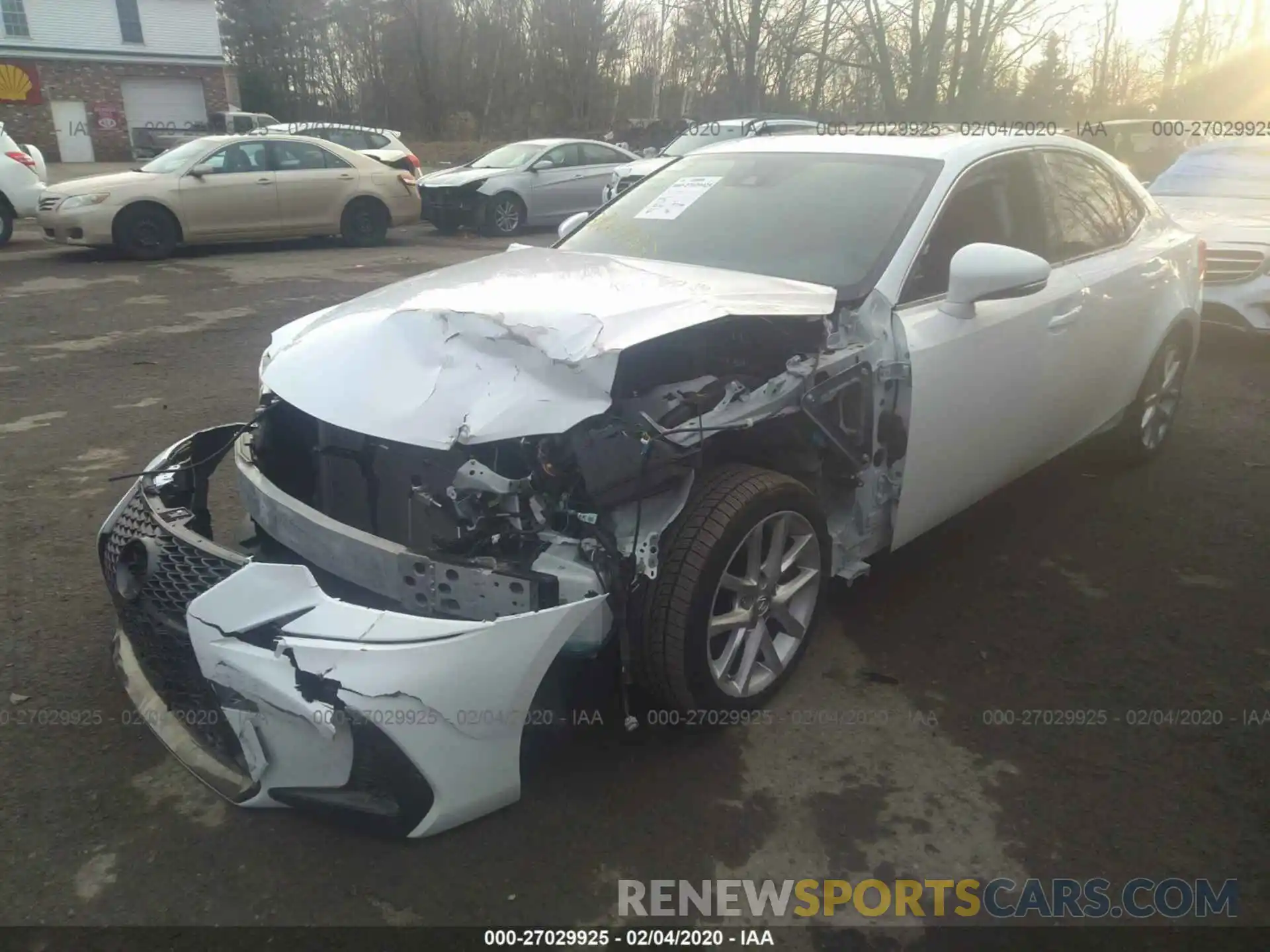 2 Photograph of a damaged car JTHC81D28K5035638 LEXUS IS 2019