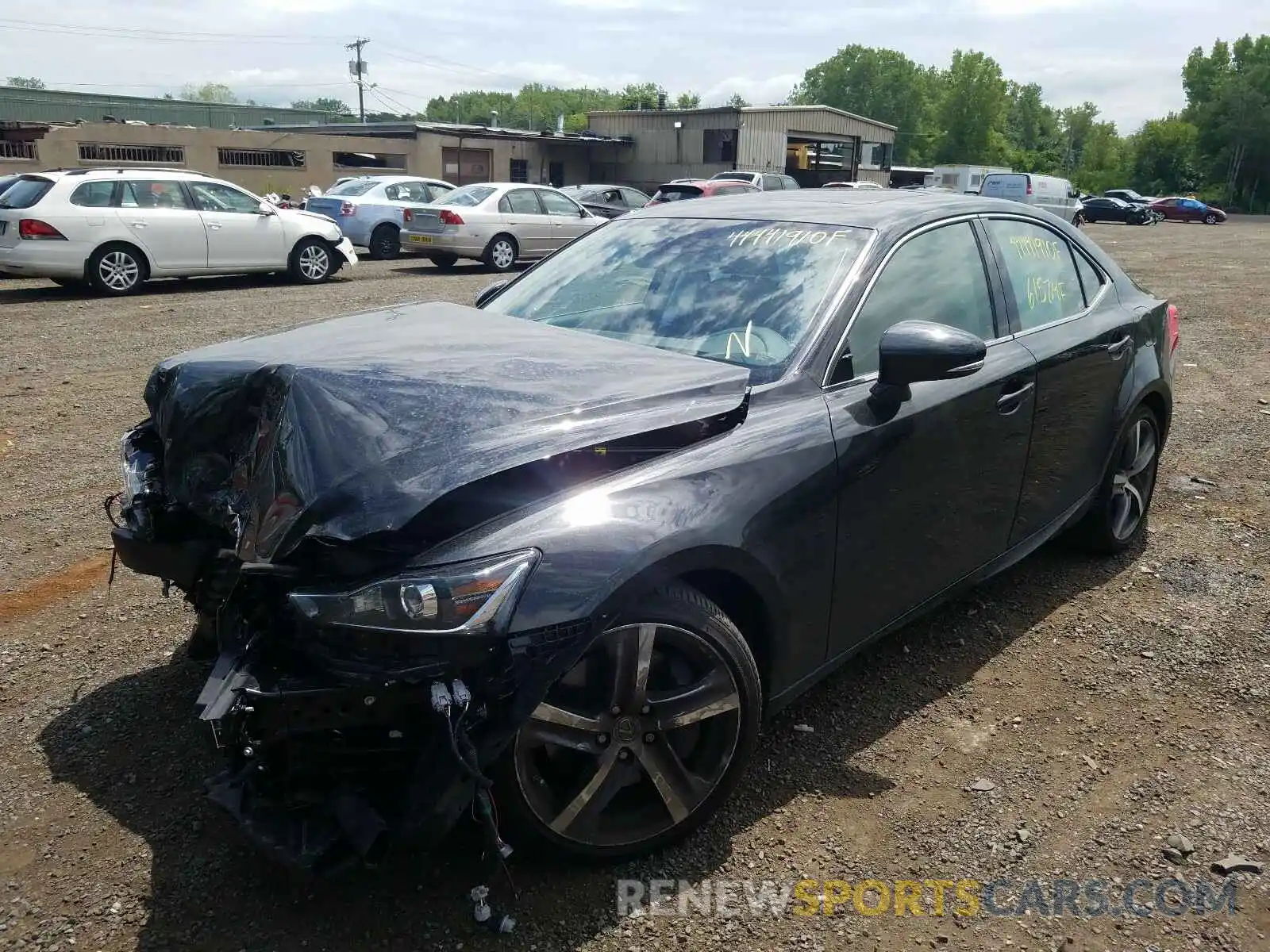 2 Photograph of a damaged car JTHC81D28K5036496 LEXUS IS 2019