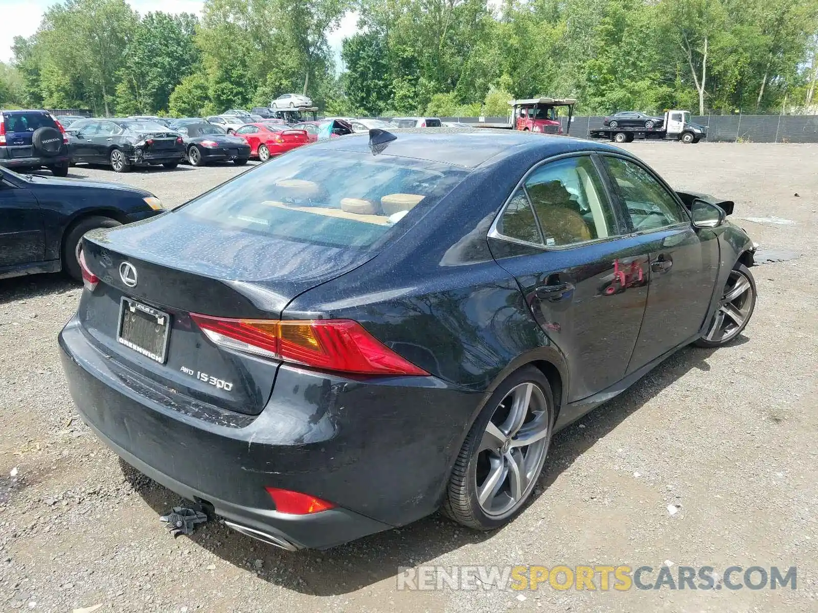 4 Photograph of a damaged car JTHC81D28K5036496 LEXUS IS 2019