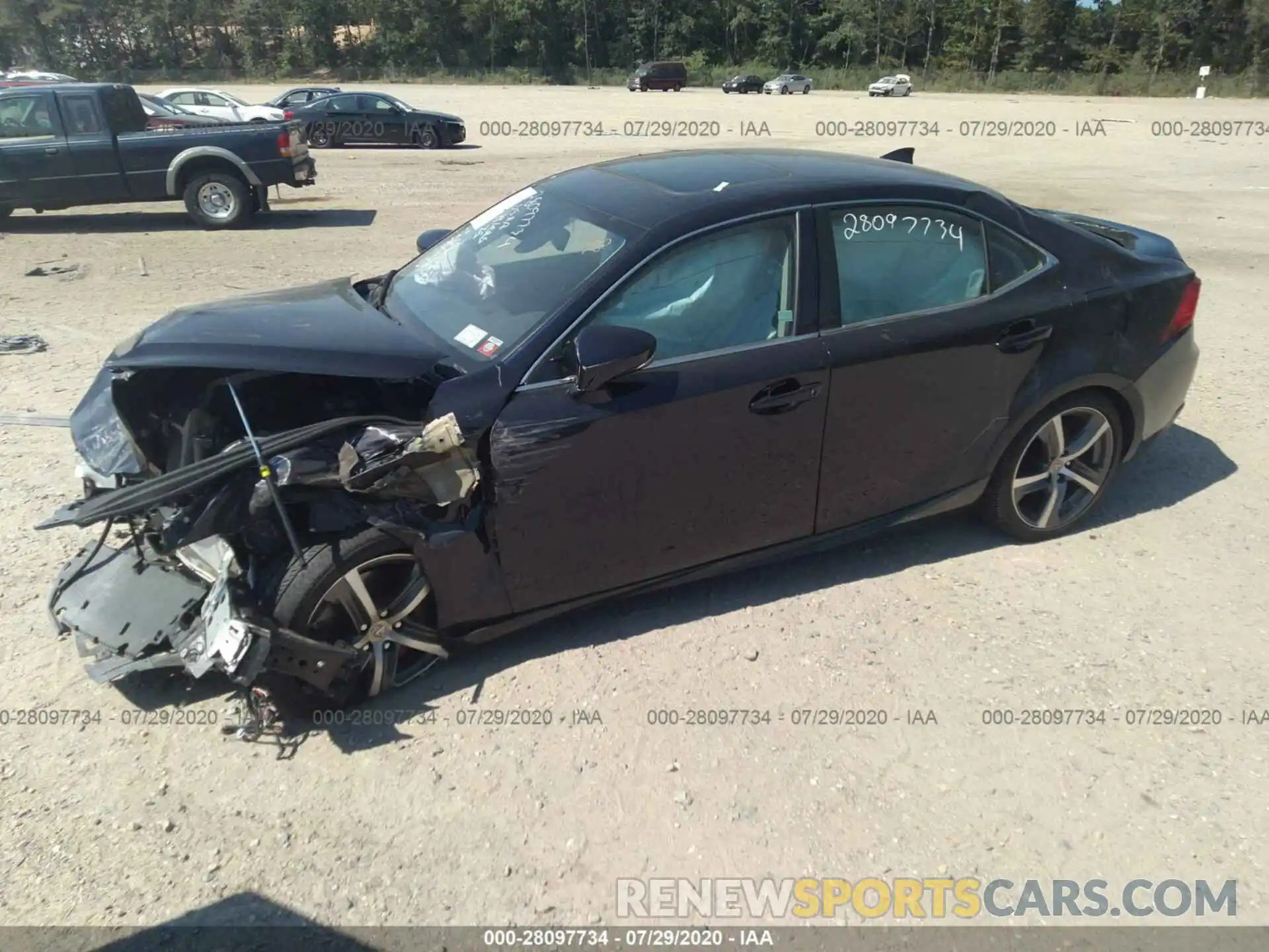 2 Photograph of a damaged car JTHC81D28K5037938 LEXUS IS 2019