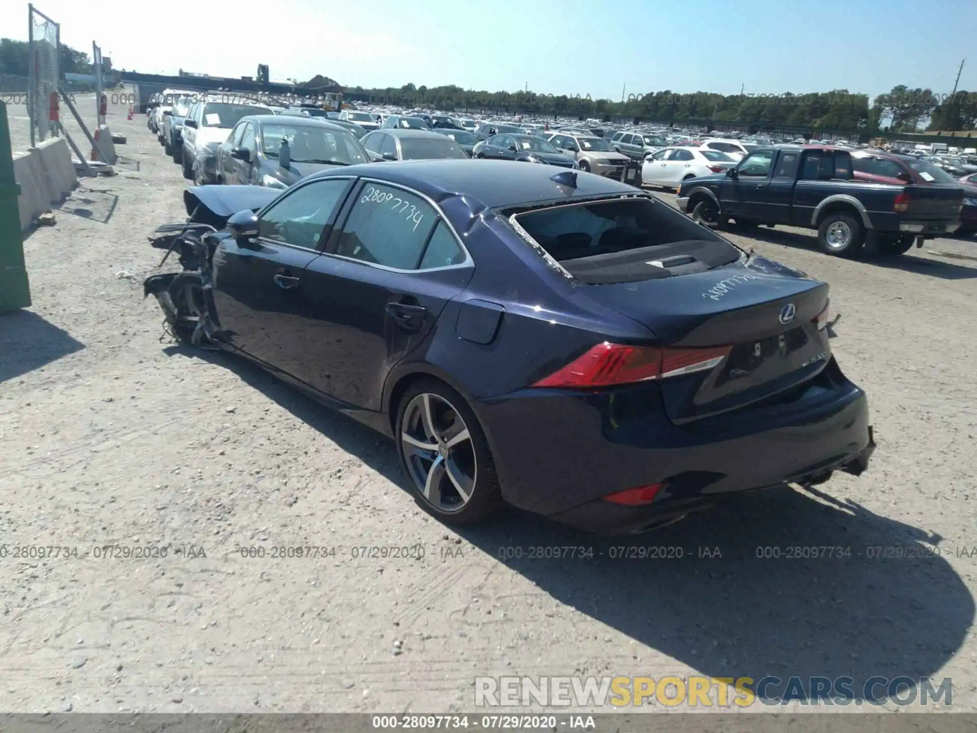 3 Photograph of a damaged car JTHC81D28K5037938 LEXUS IS 2019