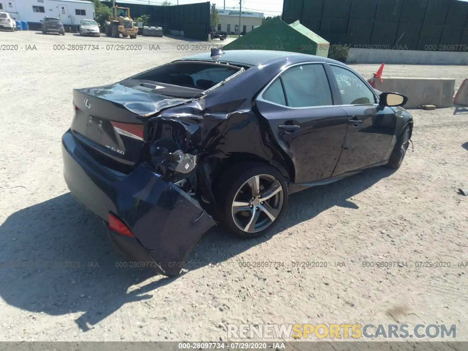 4 Photograph of a damaged car JTHC81D28K5037938 LEXUS IS 2019