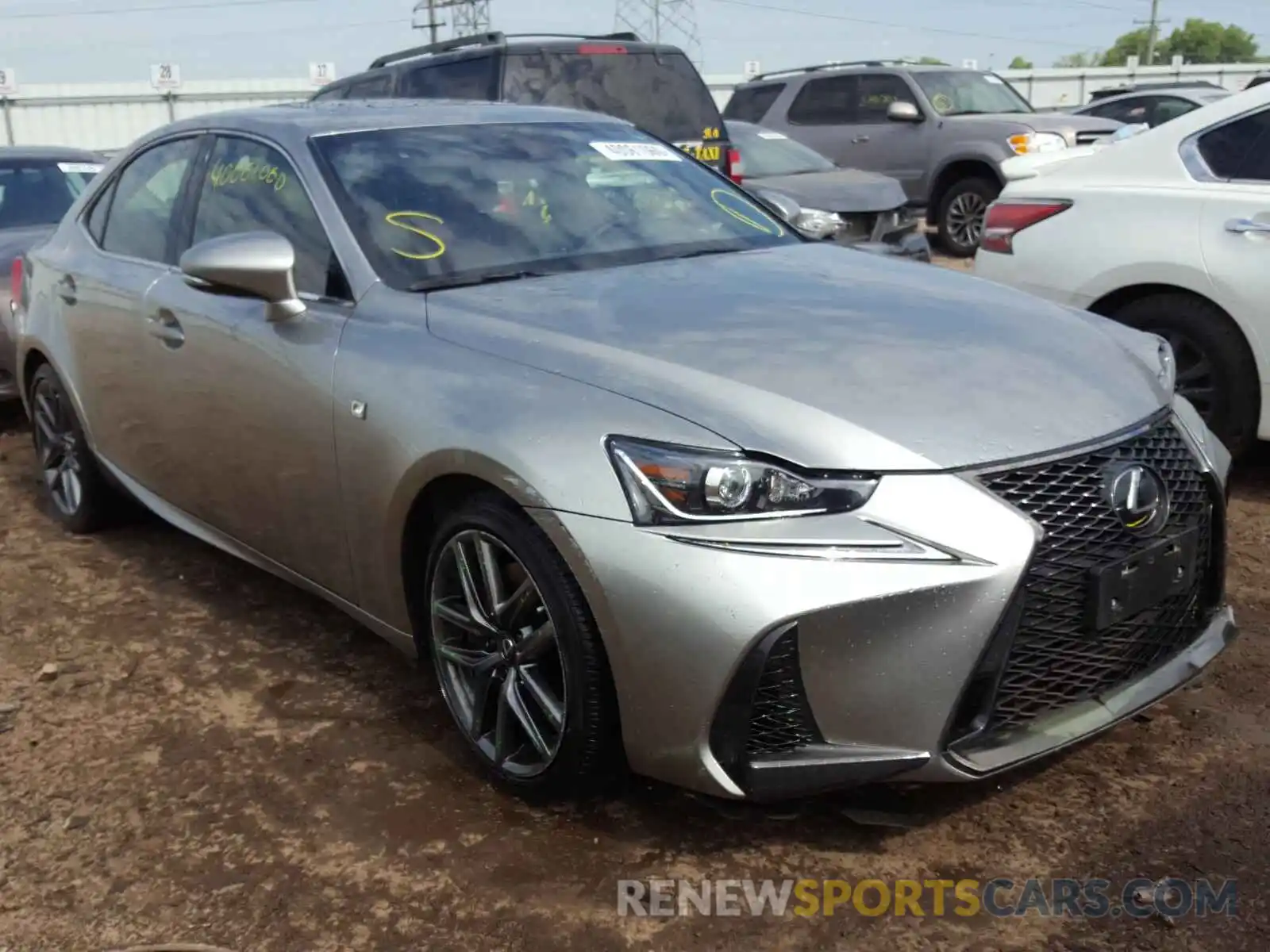 1 Photograph of a damaged car JTHC81D29K5034112 LEXUS IS 2019